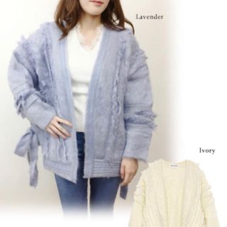 SNIDEL (スナイデル)モヘアレースニットコート