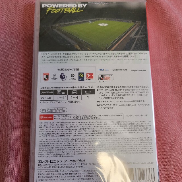 FIFA 22 Legacy Edition Switch エンタメ/ホビーのゲームソフト/ゲーム機本体(家庭用ゲームソフト)の商品写真