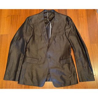 スーツカンパニー(THE SUIT COMPANY)のSUIT COMPANY スーツカンパニー サテン ジャケット フォーマル 黒(テーラードジャケット)