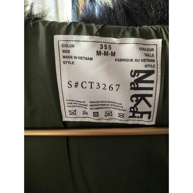 sacai - 値下げ!完売品☆sacai×nikeダウンジャケット【M】の sacai - 値下げ!完売品☆sacai×nikeダウンジャケット【M】の