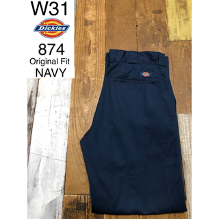 ディッキーズ(Dickies)の専用３１２３５　アメリカ 輸入 USED ディッキーズ　８７４　ネイビー　W３１(ワークパンツ/カーゴパンツ)