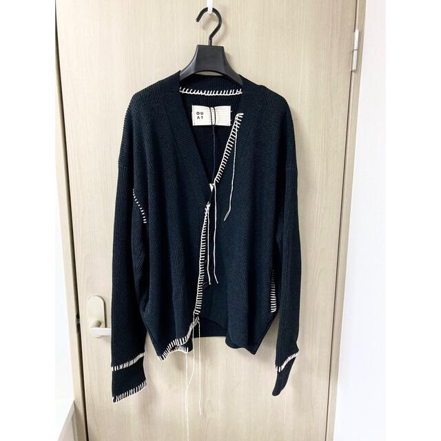 "OUAT" -004- BLACK OFFICE CARDIGAN size3 メンズのトップス(カーディガン)の商品写真