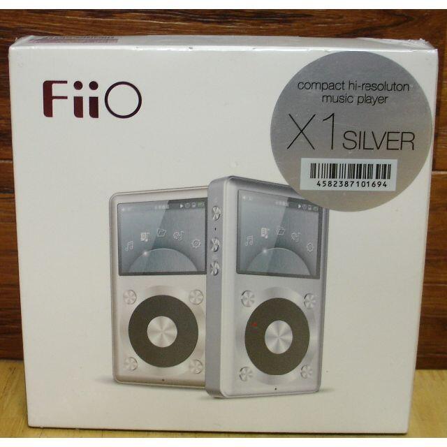 新品 フィーオFiio X1 SILVER [ポータブルオーディオプレーヤ スマホ/家電/カメラのオーディオ機器(ポータブルプレーヤー)の商品写真