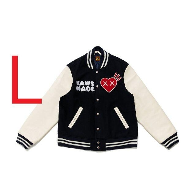 ❤L❤HUMAN MADE KAWS VARSITY JACKET