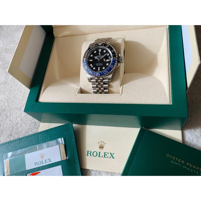 ROLEX(ロレックス)の値下げ！GMTマスター2 未使用！①一部オリジナルの保護シール残り235万円 メンズの時計(腕時計(アナログ))の商品写真