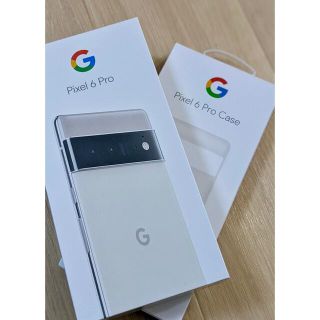 グーグルピクセル(Google Pixel)のGoogle Pixel 6 Pro 128GB simフリー ホワイト(スマートフォン本体)