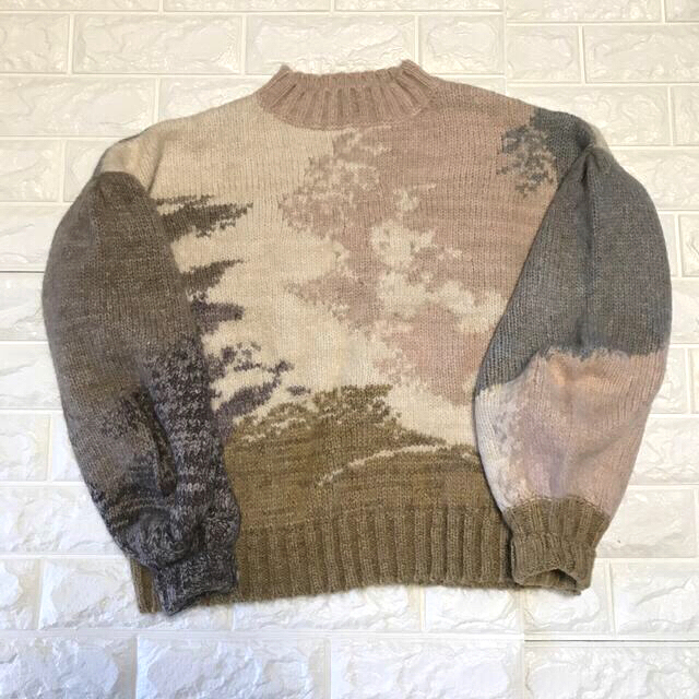 Ameri VINTAGE(アメリヴィンテージ)のAmeri VINTAGE   PAINT KNIT   レディースのトップス(ニット/セーター)の商品写真