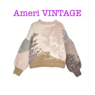 アメリヴィンテージ(Ameri VINTAGE)のAmeri VINTAGE   PAINT KNIT  (ニット/セーター)