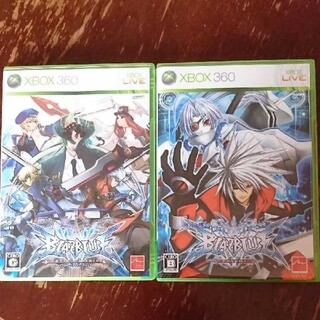 エックスボックス360(Xbox360)のBLAZBLUE 2本セット(家庭用ゲームソフト)