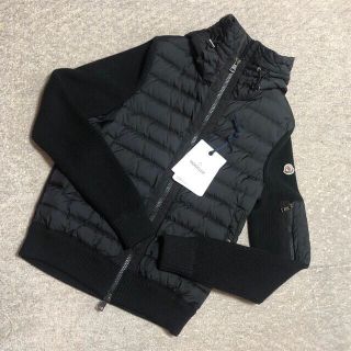 モンクレール(MONCLER)のMONCLER MAGLIONE ニット ナイロン ダウンパーカ モンクレール(ダウンジャケット)