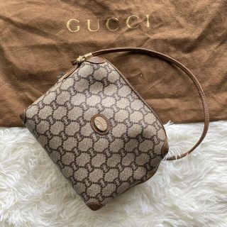 グッチ(Gucci)のGUCCI PLUS　ショルダーバッグ 　PVC　斜め掛け　ポシェット　GG(ショルダーバッグ)