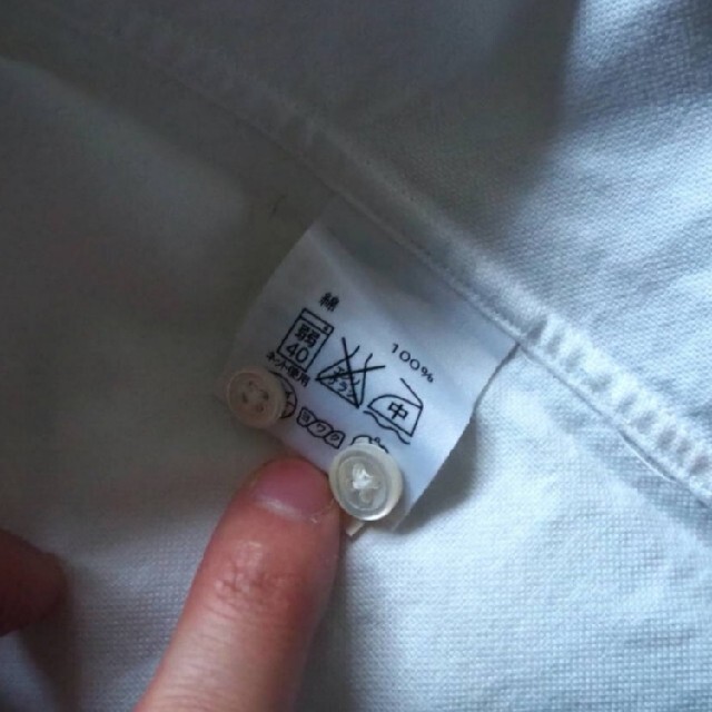 BEAMS(ビームス)のFactelier ファクトリエ HITOYOSHI ボタンダウンシャツ白 M メンズのトップス(シャツ)の商品写真