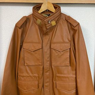 アベイシングエイプ(A BATHING APE)のアベイシングエイプ　レザージャケット　ブラウン　木村拓哉(レザージャケット)