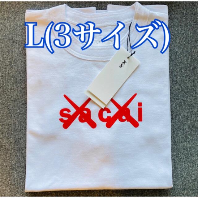 sacai  kaws Tシャツ 2021AW 新品 未使用 L 3サイズ