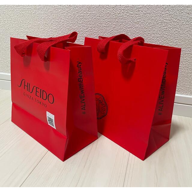 SHISEIDO (資生堂)(シセイドウ)の資生堂SHISEIDO  ショップ袋　ショッパー レディースのバッグ(ショップ袋)の商品写真