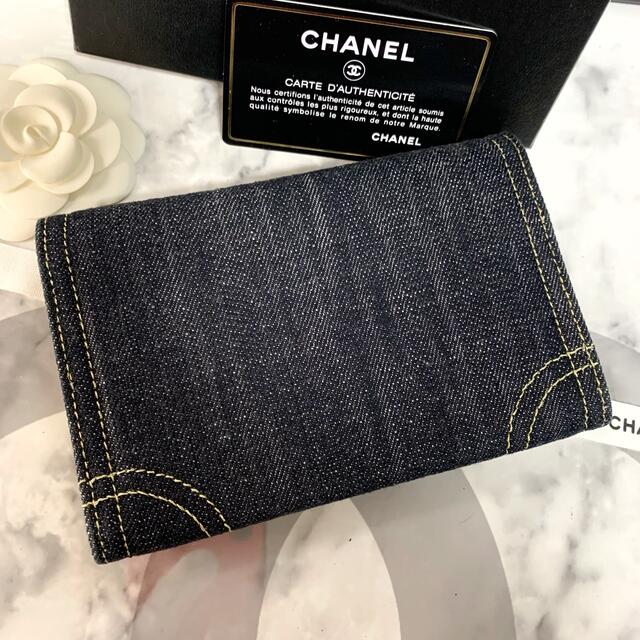 CHANEL(シャネル)の◆極美品◇金運アップ☆CHANEL シャネル 二つ折りココマークデニムウォレット レディースのファッション小物(財布)の商品写真