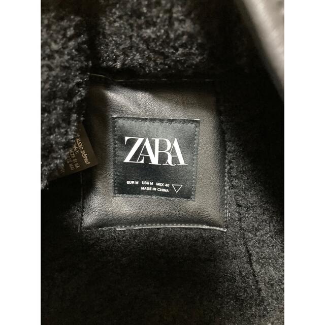 ZARA(ザラ)のzara ボアライダースジャケット　メンズ メンズのジャケット/アウター(ライダースジャケット)の商品写真