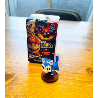 フルタセイカ(フルタ製菓)のチョコエッグ　マリオ　子ねこ(ブルー)&ネコマリオ(ゲームキャラクター)