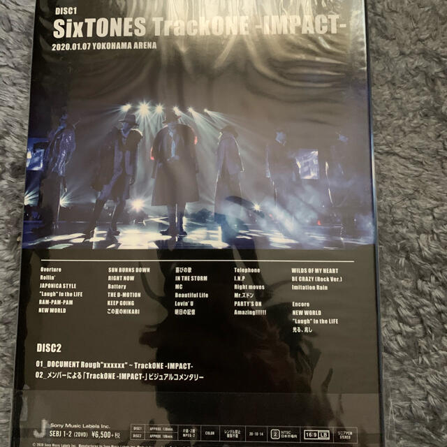 SixTONES/TrackONE-IMPACT-〈初回盤・2枚組〉