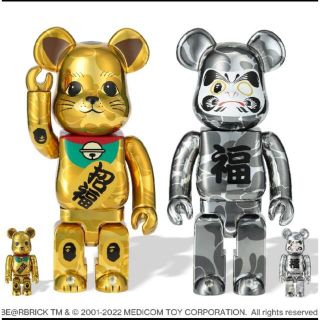 アベイシングエイプ(A BATHING APE)のNEW YEAR BE@RBRICK MANEKINEKO & DARUMA (その他)