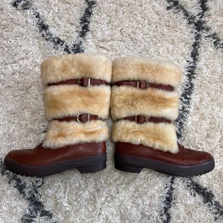 アグ(UGG)のUGG 防水 レディース レザーブーツ 23cm(ブーツ)