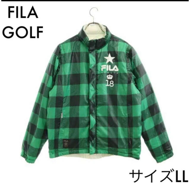 FILA(フィラ)のフィラゴルフ 2WAY ゴルフ ジャケット LL フリーンリバーシブル スポーツ/アウトドアのゴルフ(ウエア)の商品写真