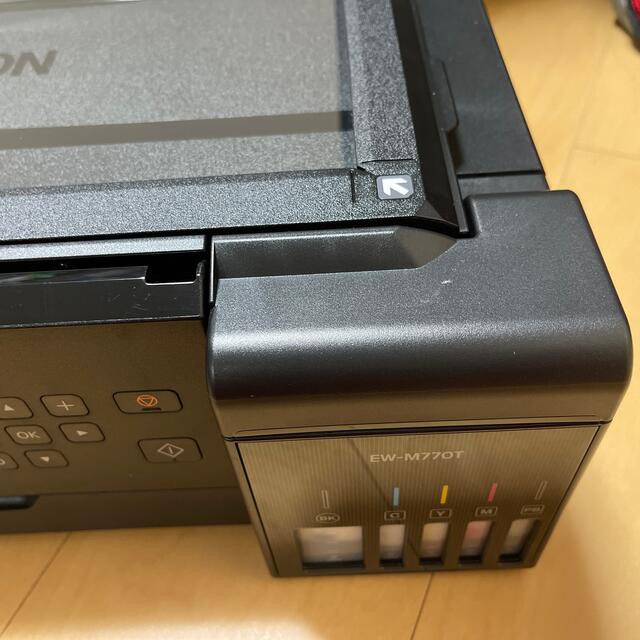 EPSON(エプソン)のEPSON プリンター EW-M770T ブラック エプソン スマホ/家電/カメラのPC/タブレット(PC周辺機器)の商品写真