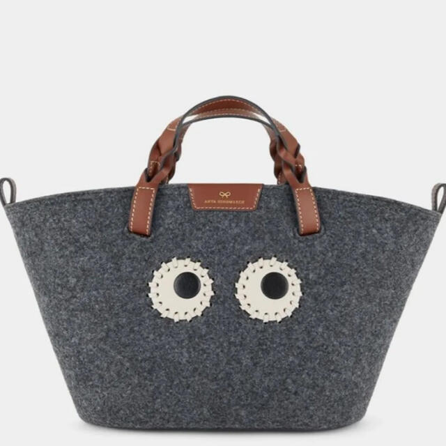 Anyahindmarch♡EYESトート♡small♡フェルト&エコレザー