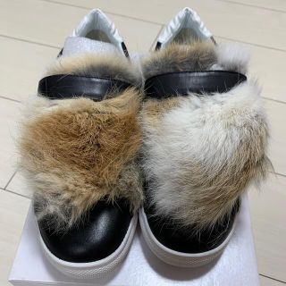 SCOT CLUB - 🐯新品🐯ヌエール🐯レザー×ラビットファー🐯スニーカー ...