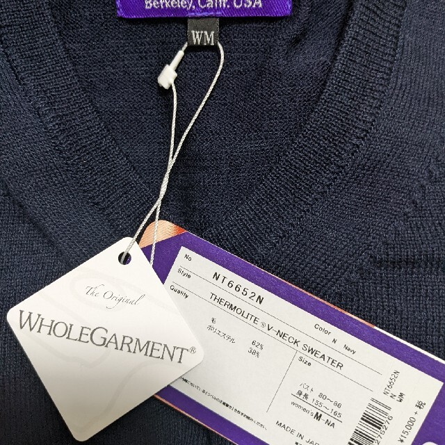 THE NORTH FACE PURPLE LABEL Vネックセーター タグ付
