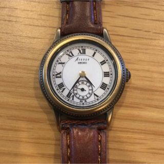 セイコー(SEIKO)の未使用品デッドストック SEIKO AVENUE クォーツ腕時計　スモセコ(腕時計)