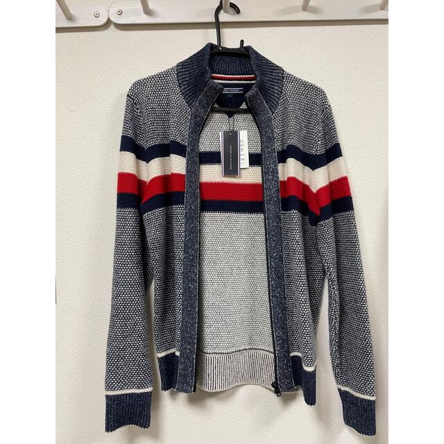 TOMMY HILFIGER(トミーヒルフィガー)のトミーヒルフィガー　ニットジャケット メンズのトップス(ニット/セーター)の商品写真