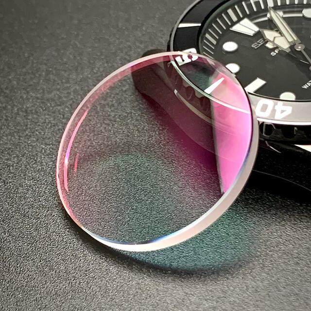 SEIKO(セイコー)のSNZF17 風防 3.6mm レッドAR サファイアクリスタル ダブルドーム メンズの時計(腕時計(アナログ))の商品写真