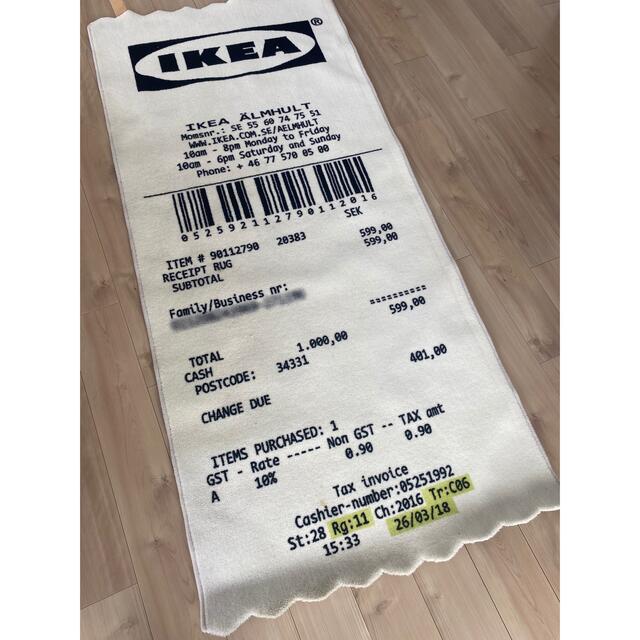 IKEA×VIRGIL ABLOH OFF-WHITE "RECEIPT"