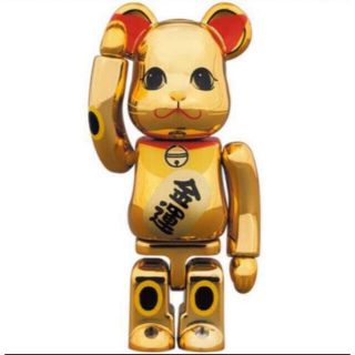 メディコムトイ(MEDICOM TOY)のBE@RBRICK 招き猫 金運 金メッキ 参 400％(その他)