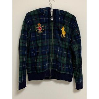 ポロラルフローレン(POLO RALPH LAUREN)の【レア】ラルフローレン　ジップアップパーカー　ビッグポニー　XL(パーカー)