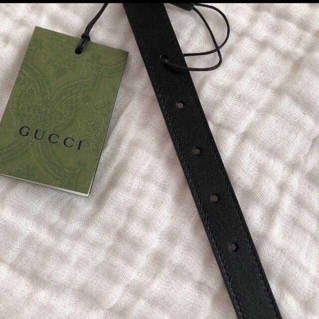 Gucci(グッチ)のGUCCI〔GGマーモント〕グッチリバーシブル スリムベルト レディースのファッション小物(ベルト)の商品写真