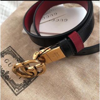 グッチ(Gucci)のGUCCI〔GGマーモント〕グッチリバーシブル スリムベルト(ベルト)