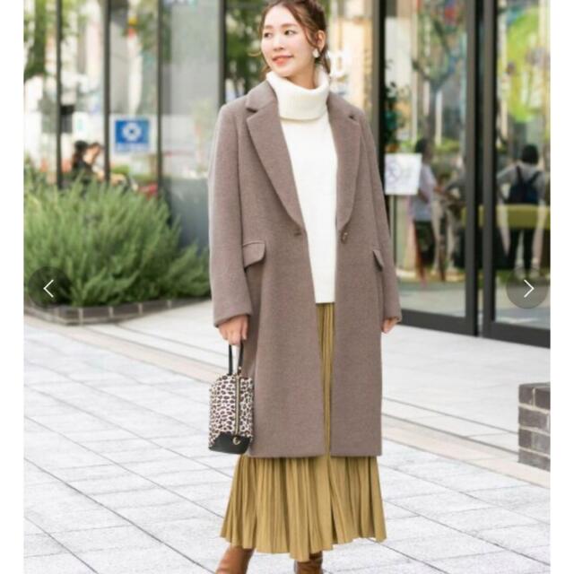 新品】アーバンリサーチロッソ カシミヤ混シャギーチェスターコート