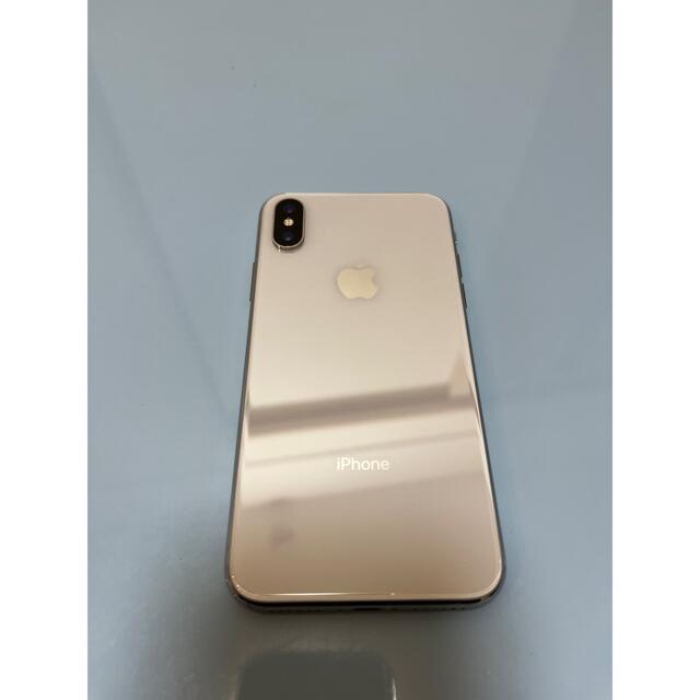 iPhone X silver64GB 本体美品