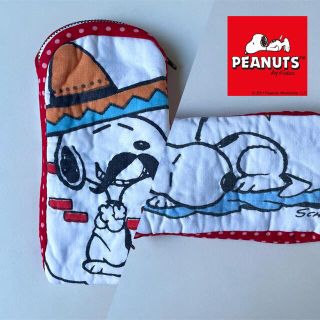 スヌーピー(SNOOPY)のスヌーピー 【SNOOPY】ハンドメイド　レトロ　　筆箱　眼鏡ケース　ポーチ(ポーチ)