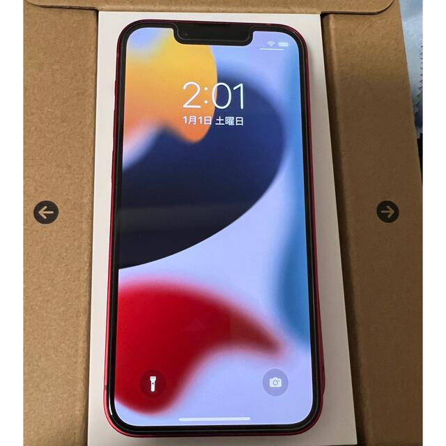 iPhone(アイフォーン)の【美品】iPhone 13mimi 128GB （PRODUCT）RED スマホ/家電/カメラのスマートフォン/携帯電話(スマートフォン本体)の商品写真