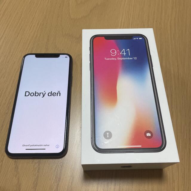 iPhone X Space Gray 64 GB docomo