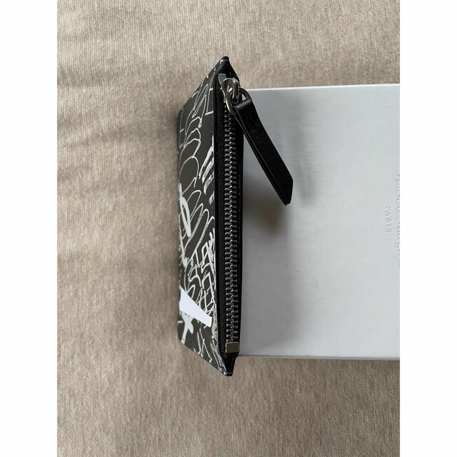 黒新品 メゾン マルジェラ グラフィティ カードケース 小銭入れ 財布