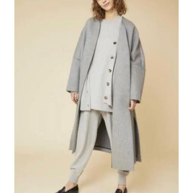 公式通販 極美品✨ エブール ウールボンディングコート サイドスリット