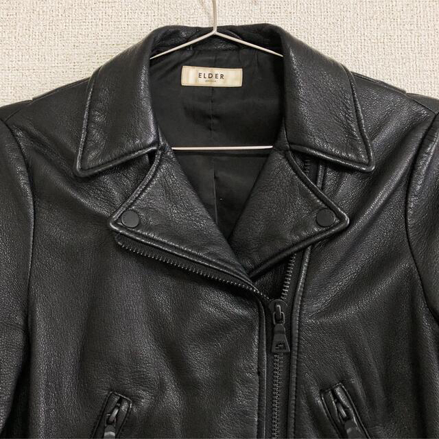 EMODA エモダ 羊革ダブルライダース レザージャケット ブラック 黒 EMODA エモダ 羊革ダブルライダース レザージャケット ブラック 黒