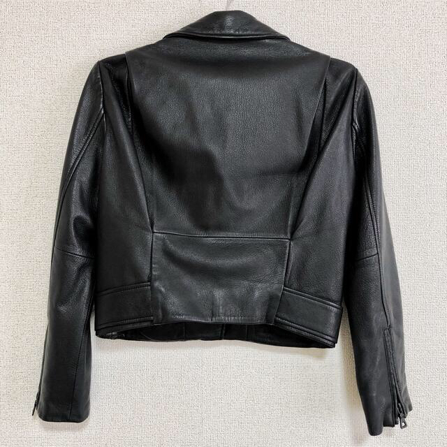 EMODA エモダ 羊革ダブルライダース レザージャケット ブラック 黒 EMODA エモダ 羊革ダブルライダース レザージャケット ブラック 黒