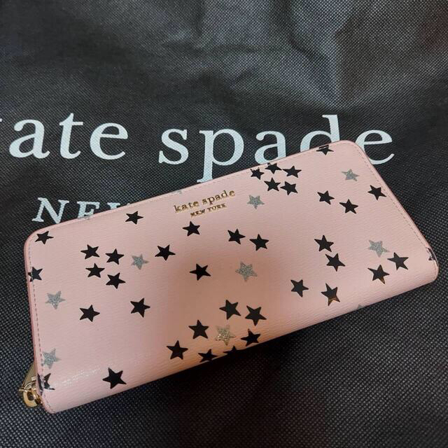 KATE SPADE ケイトスペード お財布 ピンク 星 新品未使用 レディースのファッション小物(財布)の商品写真