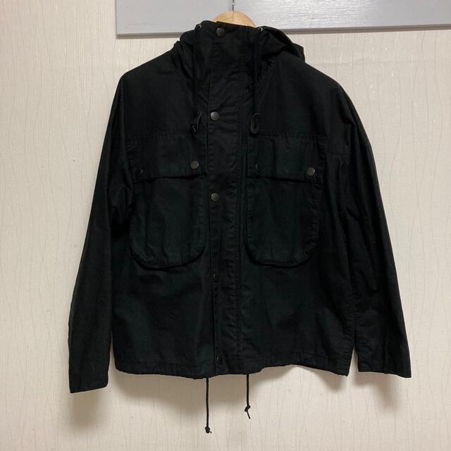 Barbour × kaptain sunshine ショートパーカー　黒