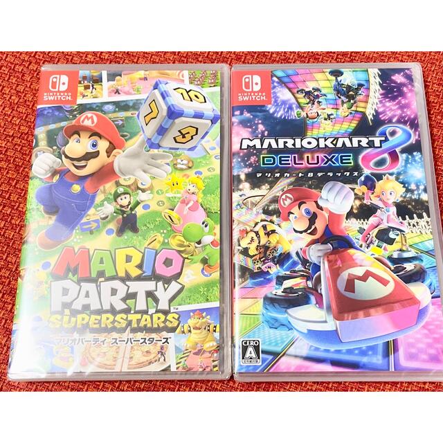 2本セット マリオカート8 マリオパーティ スーパースターズ
